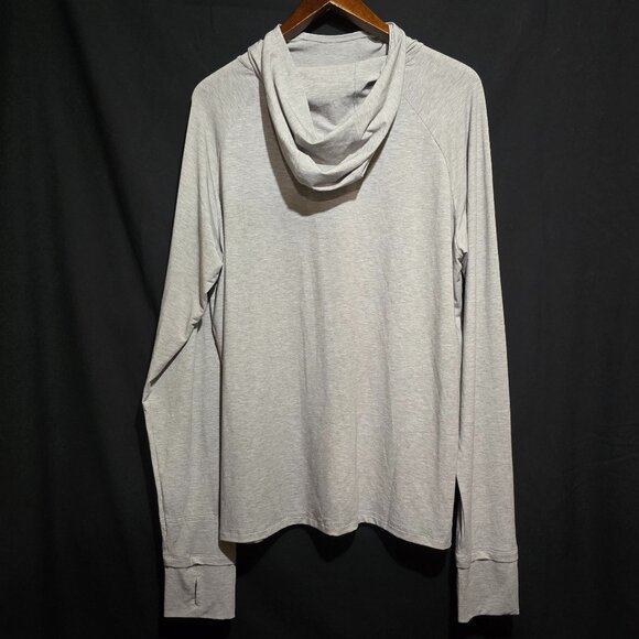 Path Projects Made in USA Pyrenees T19 Performance Hoodie - Heather Gray - sz XL - Picture 5 of 6